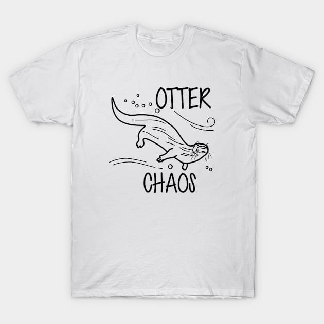 Otter Chaos T-Shirt by KC Happy Shop